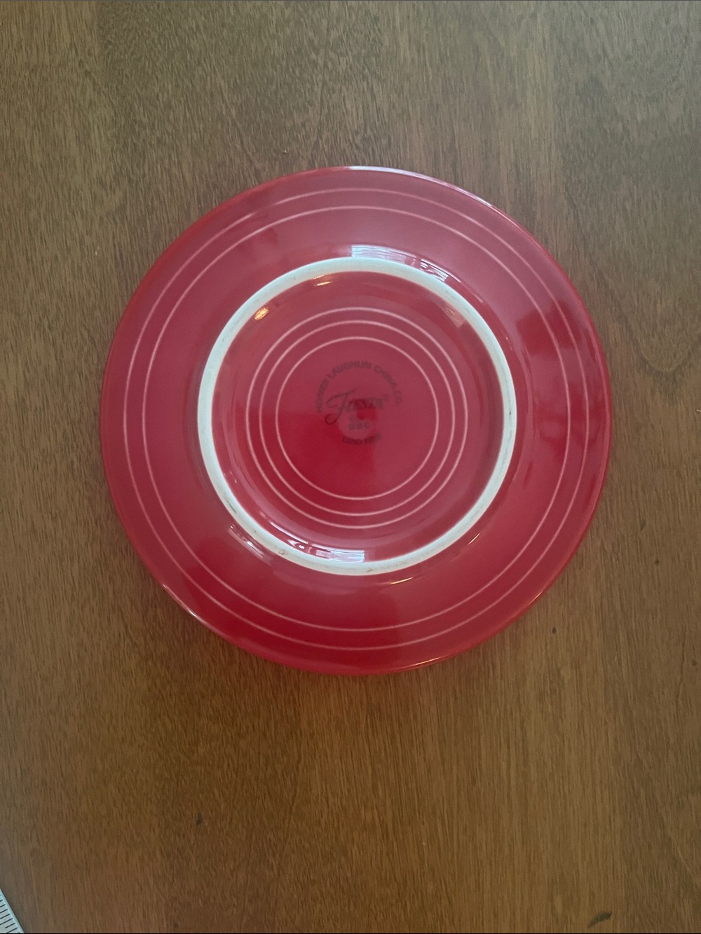 Fiestaware Trivet Red Scarlet Fiesta Flamenco Logo Dancing Lady Hot Plate - Picture 2 of 4